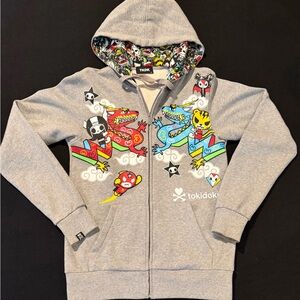 Tokidoki TKDK Hoodie With Graphic Print Men’s Size Small